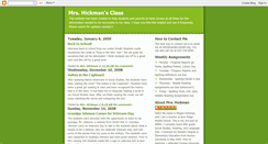 Desktop Screenshot of mrshickmansclass.blogspot.com