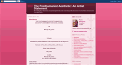 Desktop Screenshot of posthumanism.blogspot.com