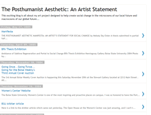 Tablet Screenshot of posthumanism.blogspot.com