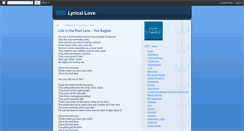 Desktop Screenshot of lyricallovebyangelmarie.blogspot.com