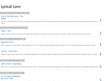 Tablet Screenshot of lyricallovebyangelmarie.blogspot.com