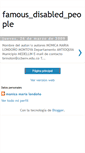 Mobile Screenshot of famousdisabledpeople.blogspot.com