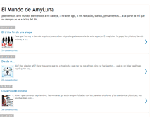 Tablet Screenshot of mundoamyluna.blogspot.com