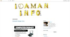 Desktop Screenshot of idaman-info.blogspot.com