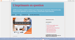 Desktop Screenshot of imprimante-en-question.blogspot.com