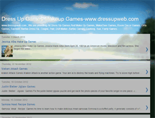 Tablet Screenshot of dressupweb.blogspot.com