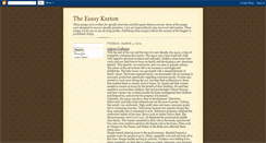 Desktop Screenshot of essaykarton.blogspot.com