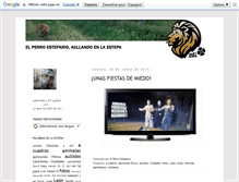 Tablet Screenshot of elperroestepario.blogspot.com