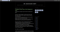 Desktop Screenshot of demassageboy.blogspot.com
