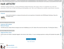 Tablet Screenshot of hairartbyliz.blogspot.com