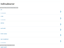 Tablet Screenshot of indinudeactor.blogspot.com