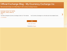 Tablet Screenshot of myecurrencyexchange.blogspot.com