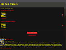 Tablet Screenshot of bigtextrailers.blogspot.com