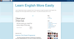 Desktop Screenshot of learnenglishmoreeasily.blogspot.com