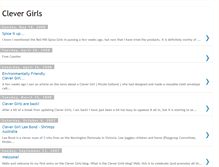 Tablet Screenshot of clevergals.blogspot.com