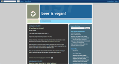 Desktop Screenshot of beerisvegan.blogspot.com