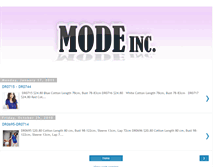 Tablet Screenshot of mode-inc.blogspot.com