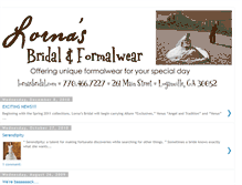 Tablet Screenshot of lornasbridal.blogspot.com