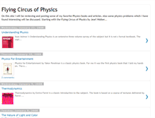 Tablet Screenshot of physics-circus.blogspot.com