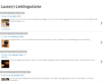 Tablet Screenshot of lieblingsstuecke.blogspot.com