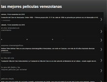 Tablet Screenshot of lasmejorespeliculasvenezolanas.blogspot.com