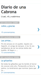 Mobile Screenshot of diariodeunacabrona.blogspot.com