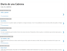 Tablet Screenshot of diariodeunacabrona.blogspot.com