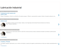 Tablet Screenshot of lubricacionindustrial.blogspot.com