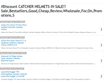 Tablet Screenshot of catcherhelmetsinsale.blogspot.com