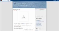 Desktop Screenshot of eyeonmas.blogspot.com