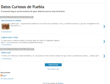Tablet Screenshot of curiosidadespuebla.blogspot.com