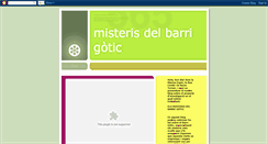 Desktop Screenshot of misterisdelbarrigotic.blogspot.com