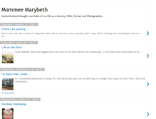 Tablet Screenshot of mommeemarybeth.blogspot.com