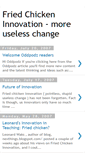 Mobile Screenshot of friedchickeninnovation.blogspot.com