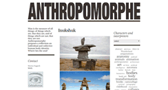 Desktop Screenshot of anthropomorphe.blogspot.com