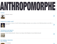 Tablet Screenshot of anthropomorphe.blogspot.com