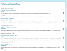 Tablet Screenshot of gitanescigarettes.blogspot.com