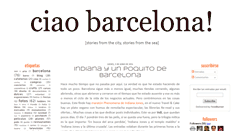 Desktop Screenshot of ciaobarcelona.blogspot.com