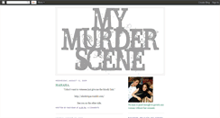 Desktop Screenshot of my-murder-scene.blogspot.com