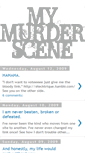 Mobile Screenshot of my-murder-scene.blogspot.com