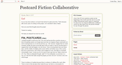 Desktop Screenshot of postcardfictioncollaborative.blogspot.com