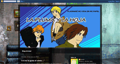 Desktop Screenshot of laplumaylahoja.blogspot.com
