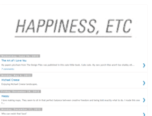 Tablet Screenshot of happinessetc.blogspot.com