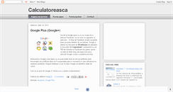 Desktop Screenshot of calculatoreasca.blogspot.com