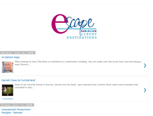 Tablet Screenshot of escapeluxurydestinations.blogspot.com