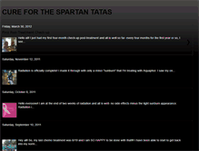 Tablet Screenshot of cureforthespartantatas.blogspot.com