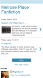 Mobile Screenshot of melroseplacefanfiction.blogspot.com