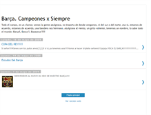 Tablet Screenshot of barcaxsiempre.blogspot.com
