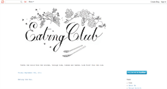 Desktop Screenshot of eatingclub.blogspot.com