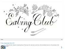 Tablet Screenshot of eatingclub.blogspot.com